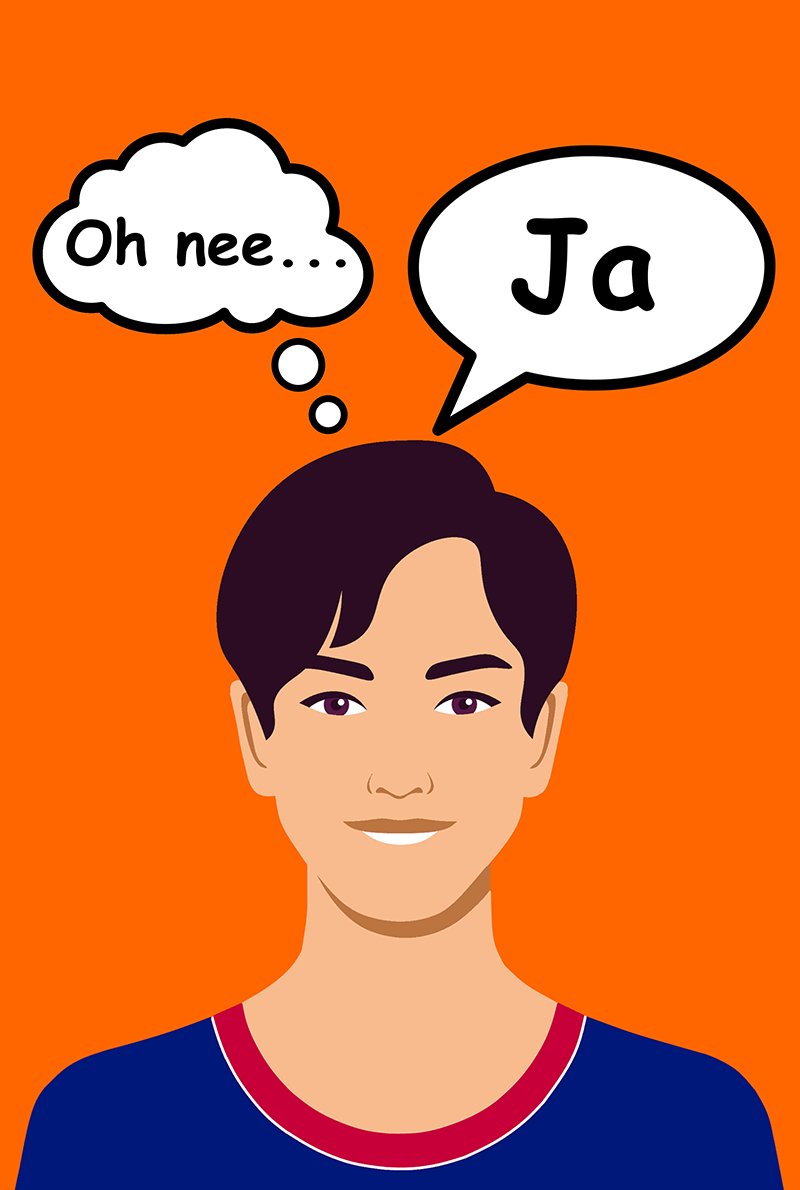 tekening van jongen
