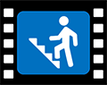 button om naar film te gaan