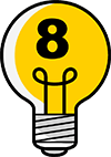 gestileerde tekening van een lamp