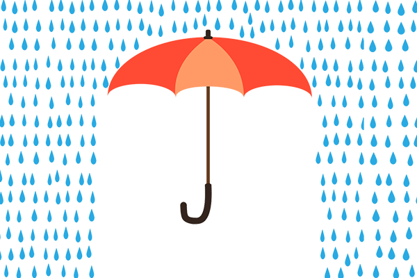 regen en paraplu