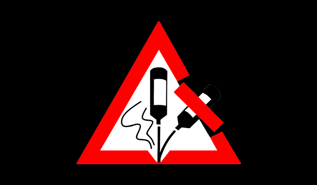 symbool voor niet mengen